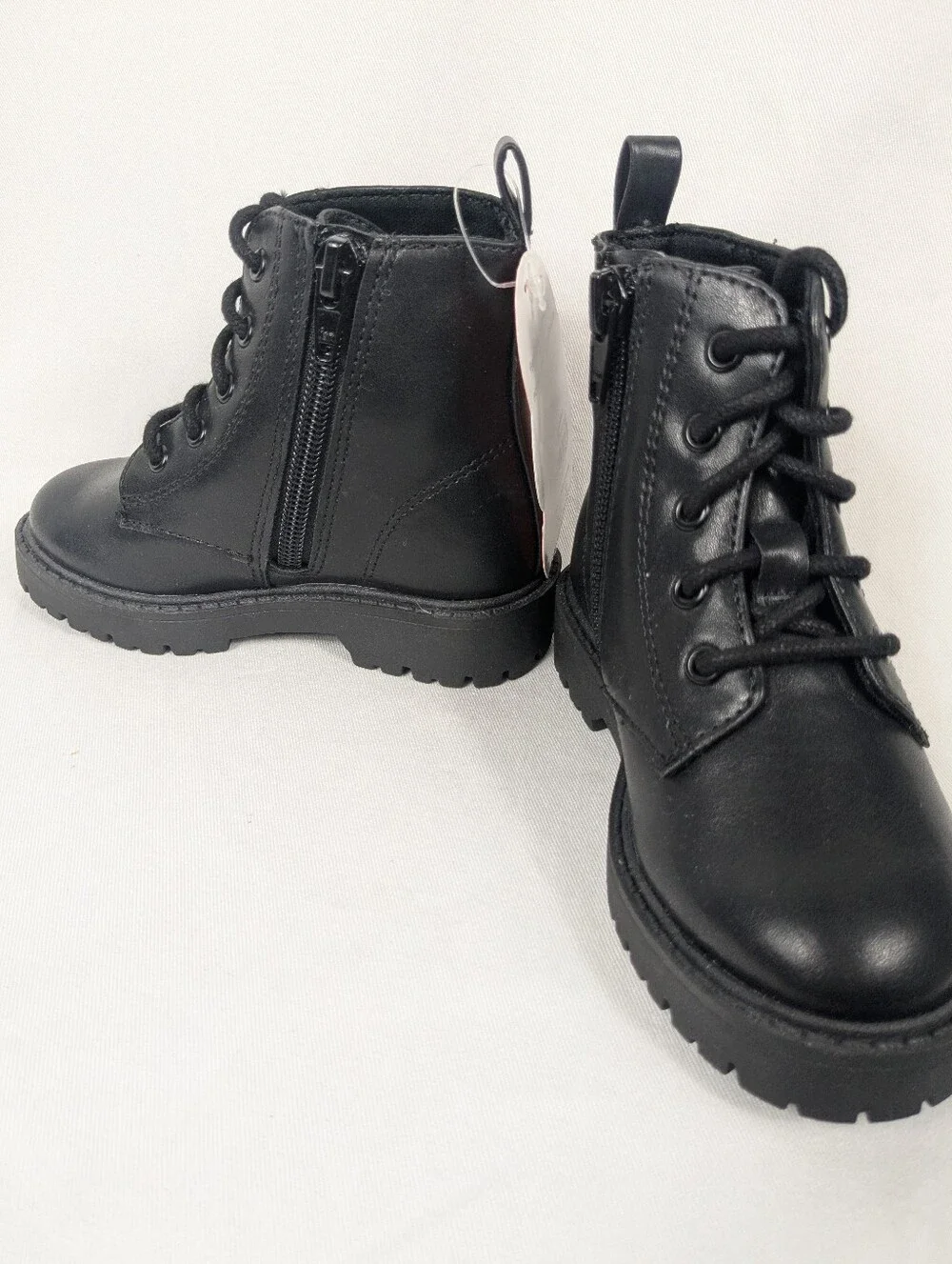 Sunshine Butterfly Rainbow Embroidered Combat Boots